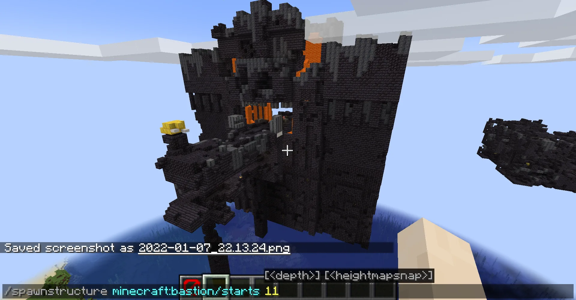 Команда /spawnstructure для спавна структур из шаблонов