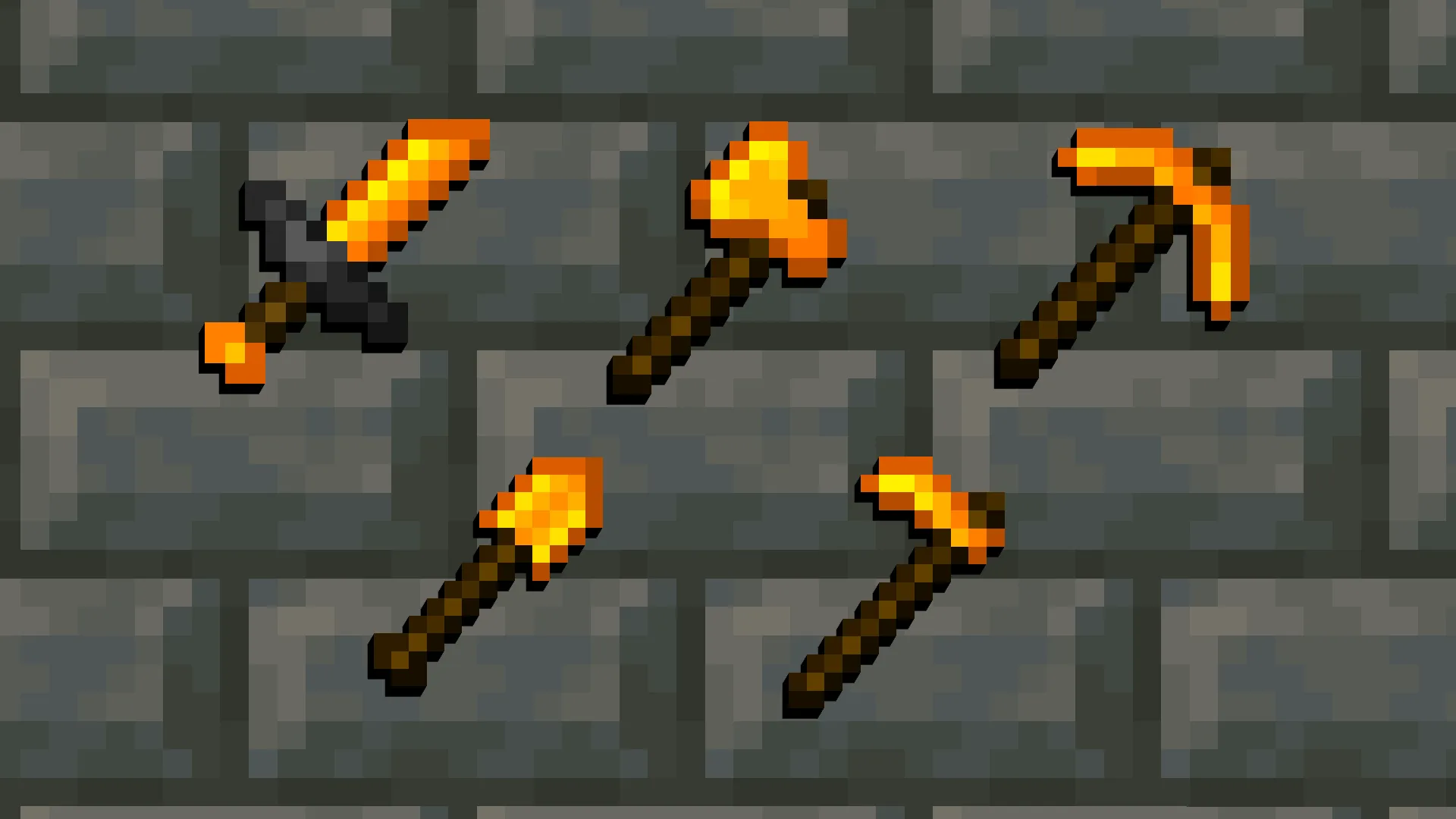 Алмазные инструменты в стиле ресурспака Heatwave 16x.