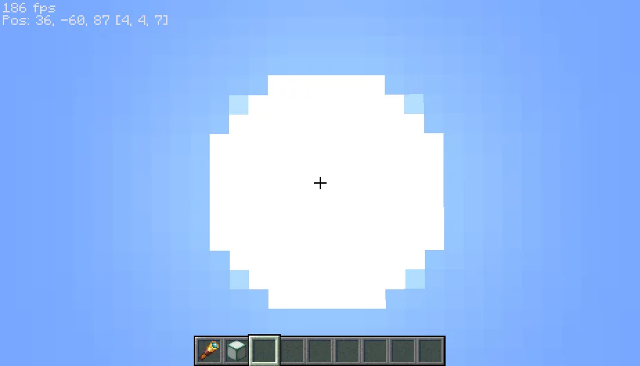 Текстуры прозрачной лавы и воды в версии 1.0 с круглым солнцем.