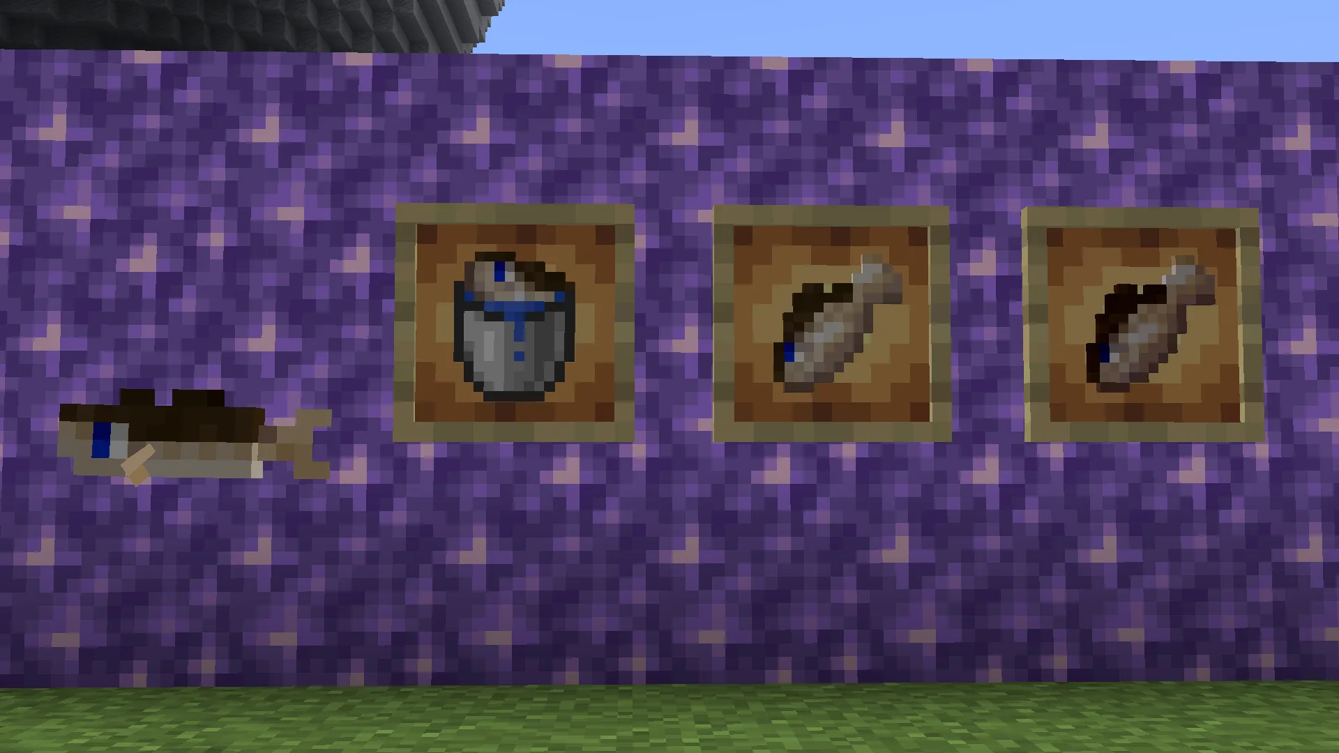 Текстуры трески, ведра с треской и приготовленной трески для ресурс-пака CoddBoy Cod