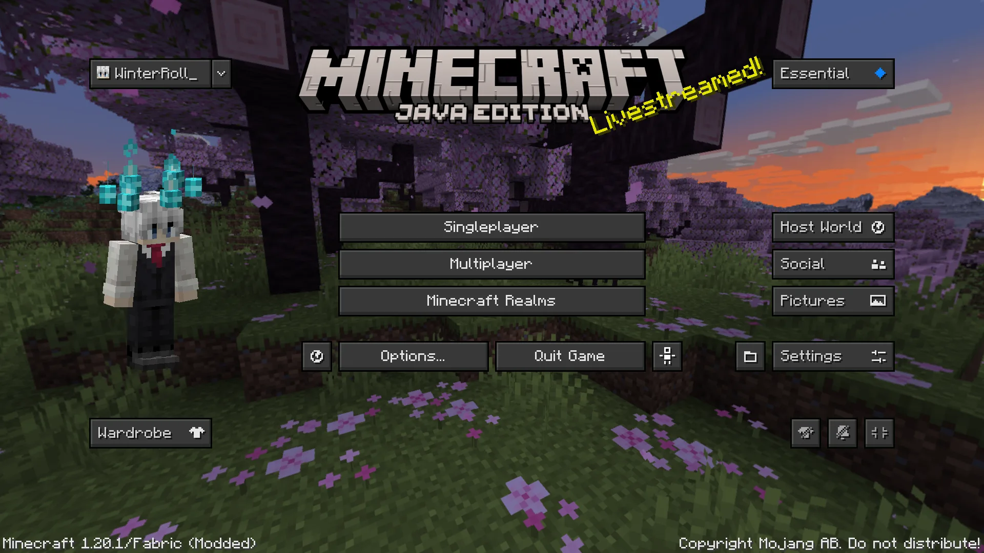 Главное меню ресурс-пака Style Essentials