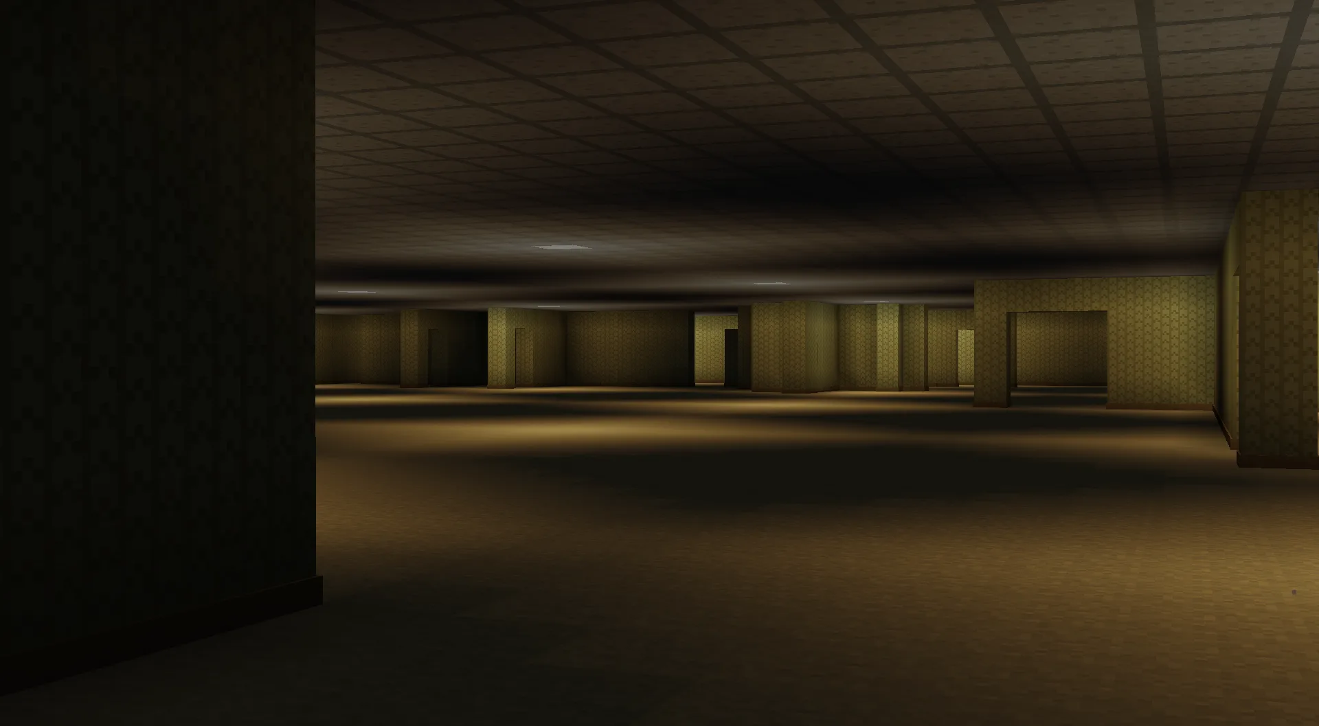 Просторная локация в моде Backrooms: The Complex
