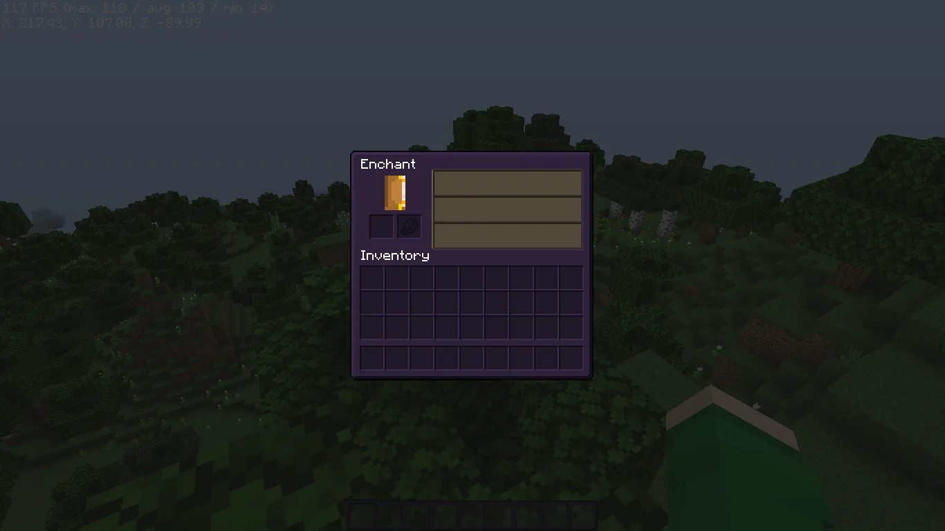 Стол зачарования из ресурс-пака Spectrumcraft.