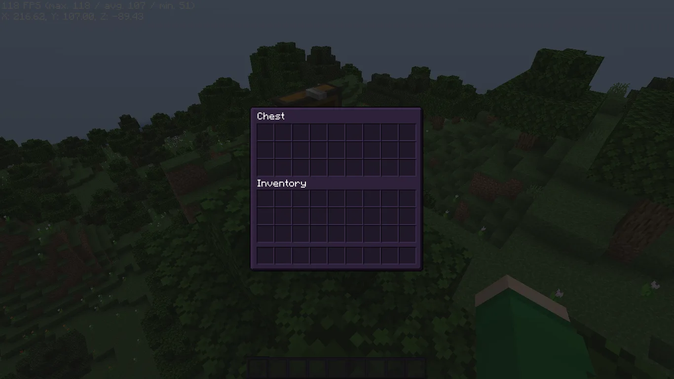 Одиночный сундук из ресурс-пака Spectrumcraft.