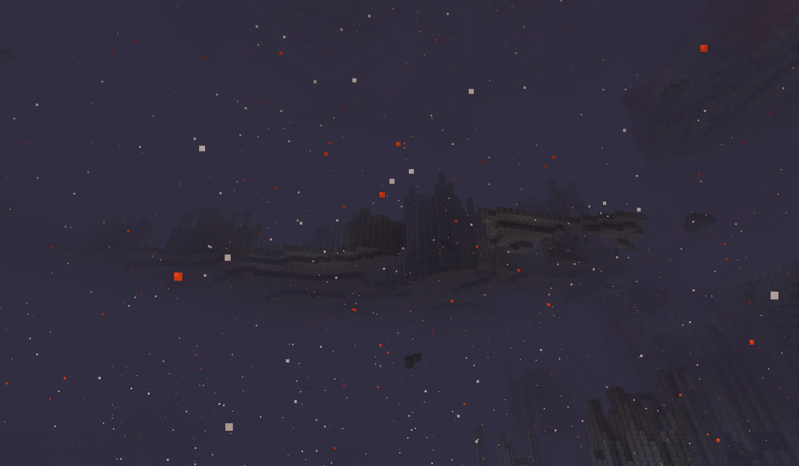 Водопад из лавы в биоме Базальтовых дельт.