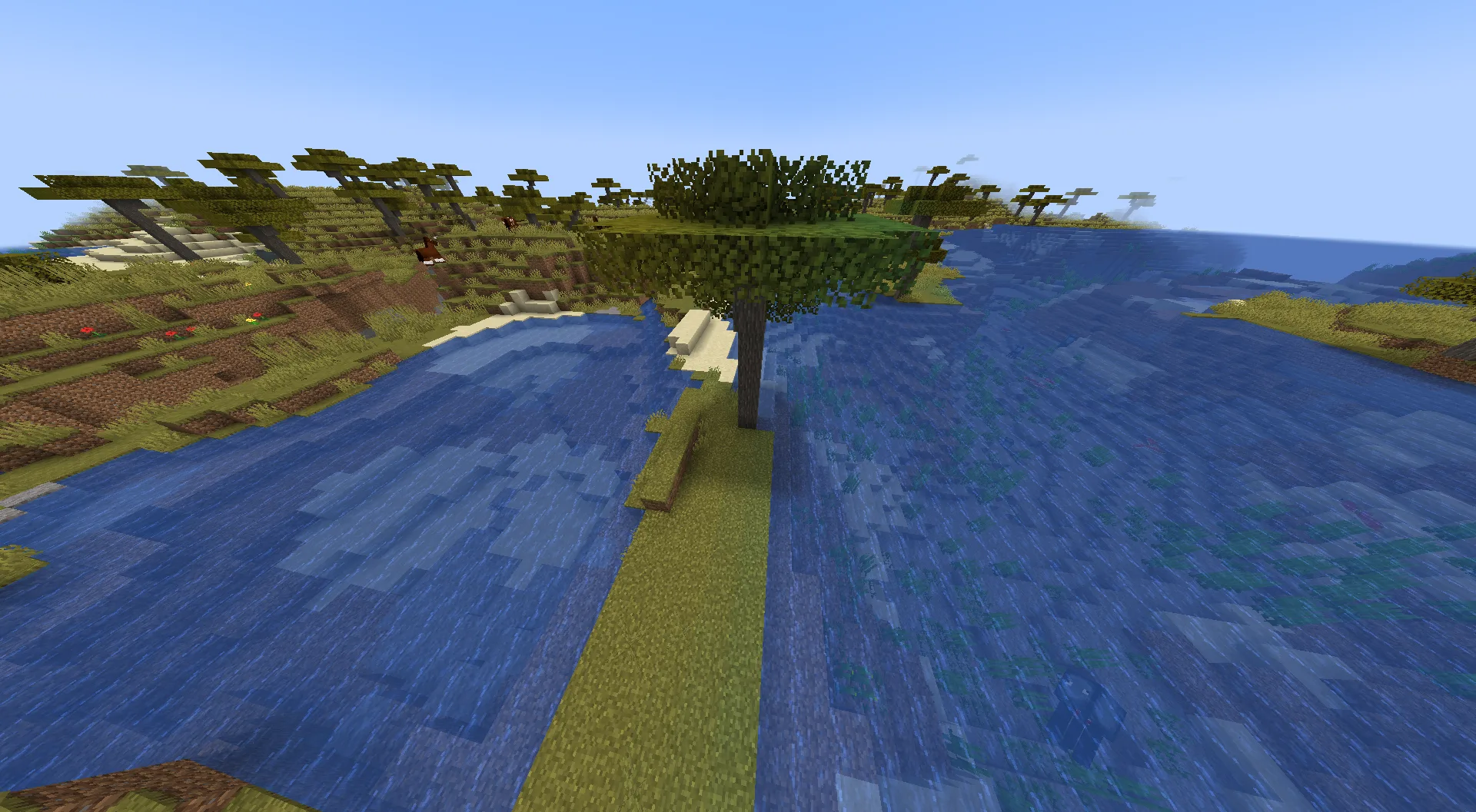 Ночное видение шейдеры в Minecraft: День