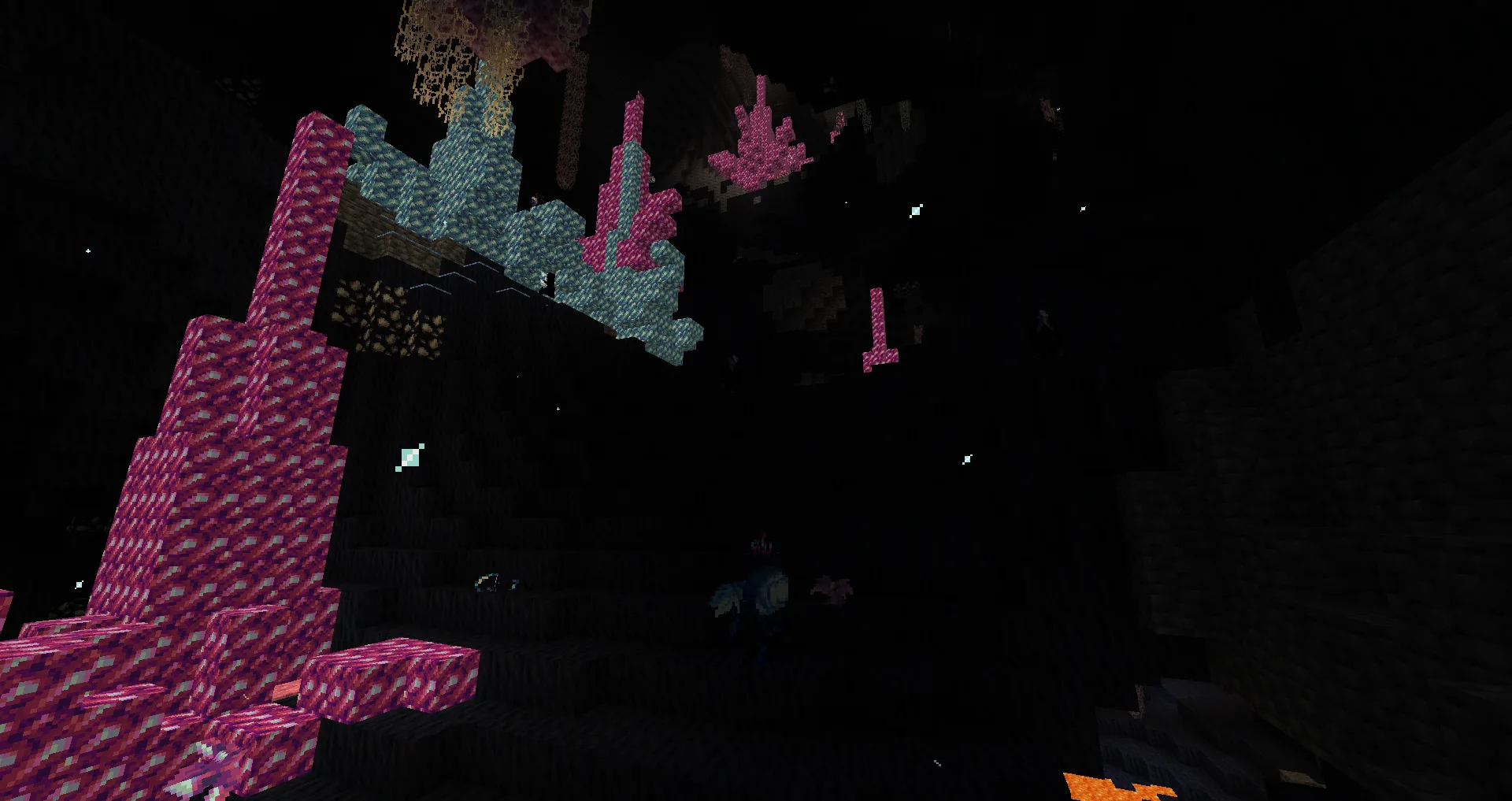 Подземный пустынный биом в проекте Eternal Starlight.