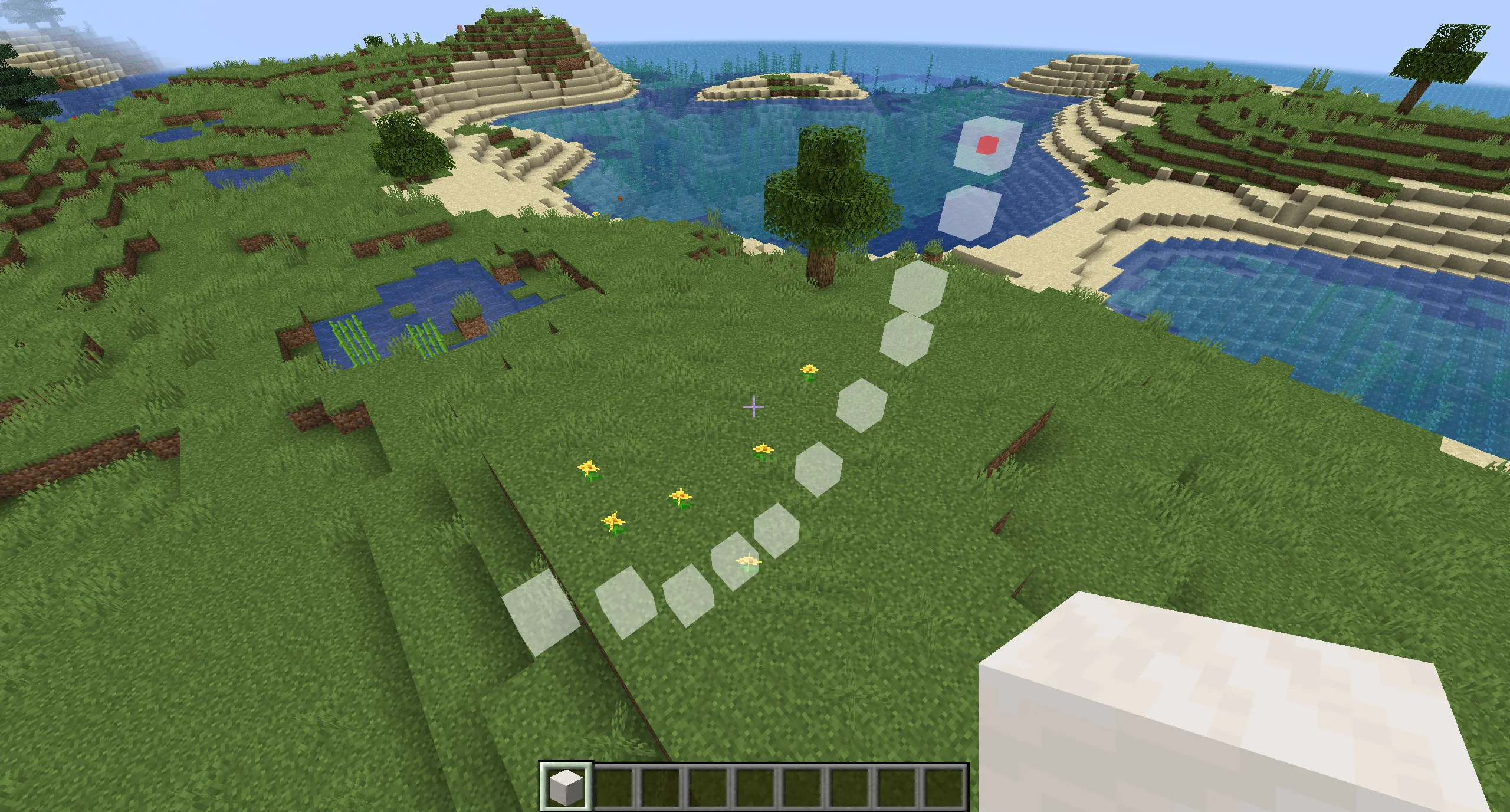 Схема построения цепной линии между двумя точками с заданной длиной провисания.