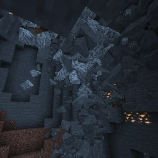 Разрушающиеся постройки в Minecraft с использованием Physics Mod.