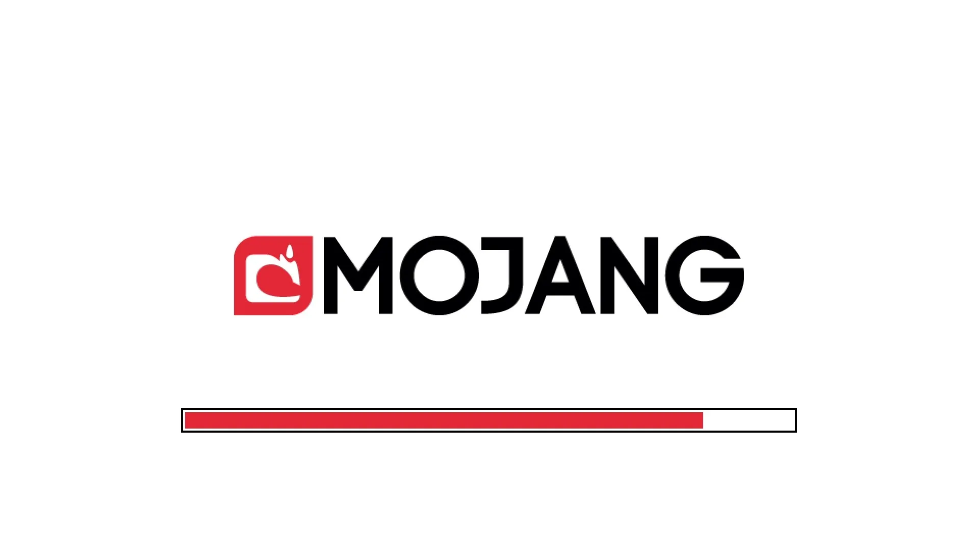 Стандартный экран загрузки Minecraft версии 1.15 и ниже