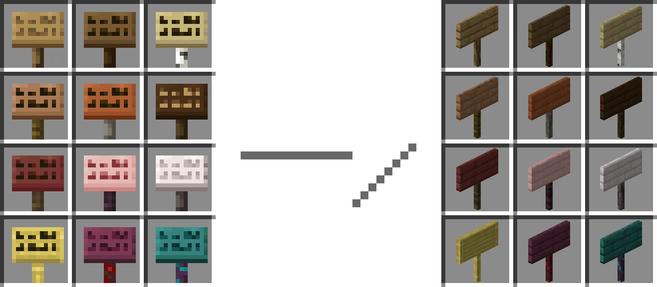 3D-модели табличек из набора Fusion 3D Items.