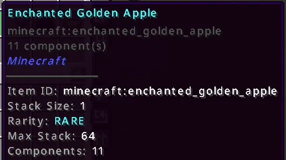 Конфигурация параметров AdvancedToolTip