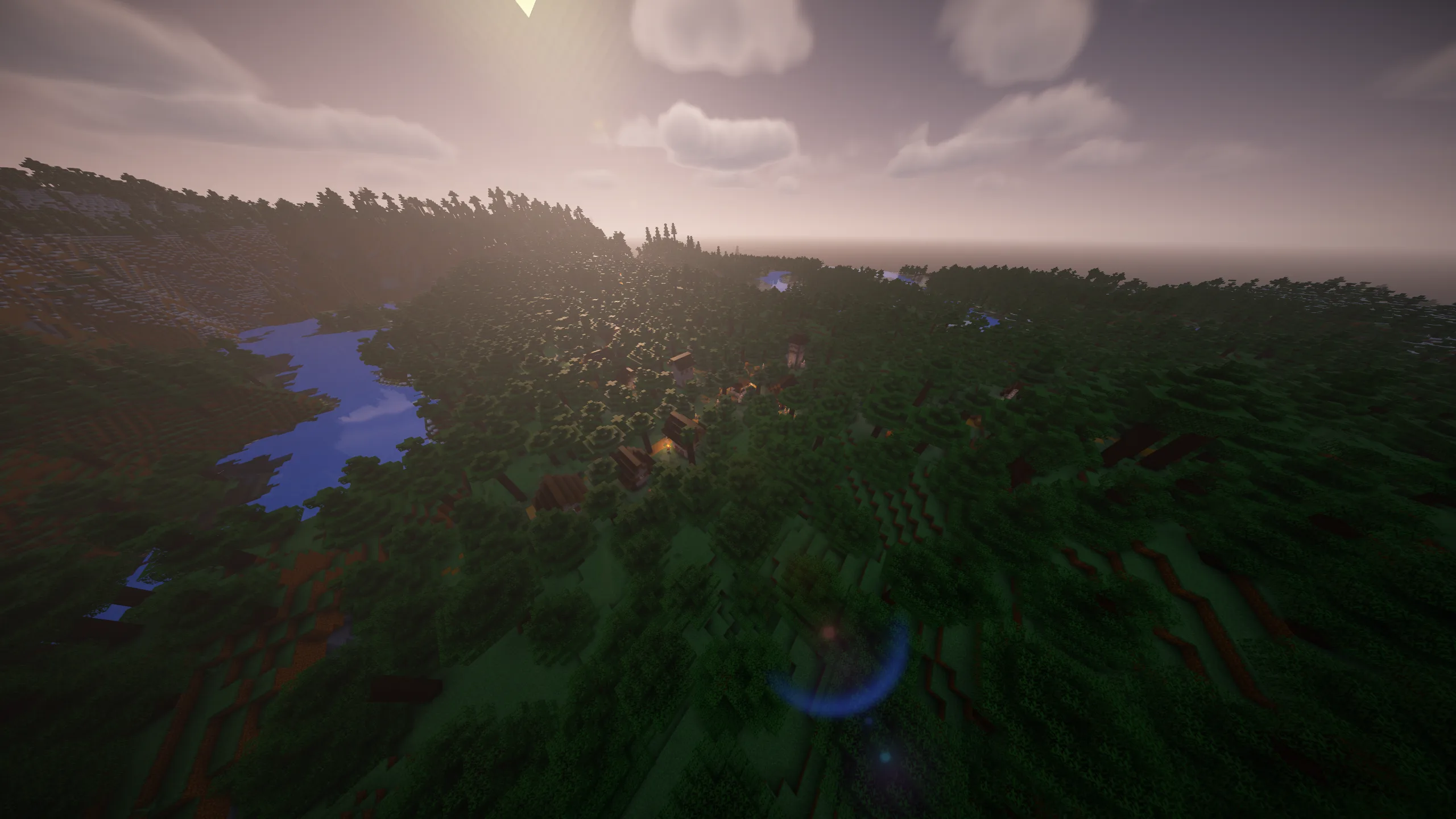 Деревня в стиле "Beyond Vanilla".