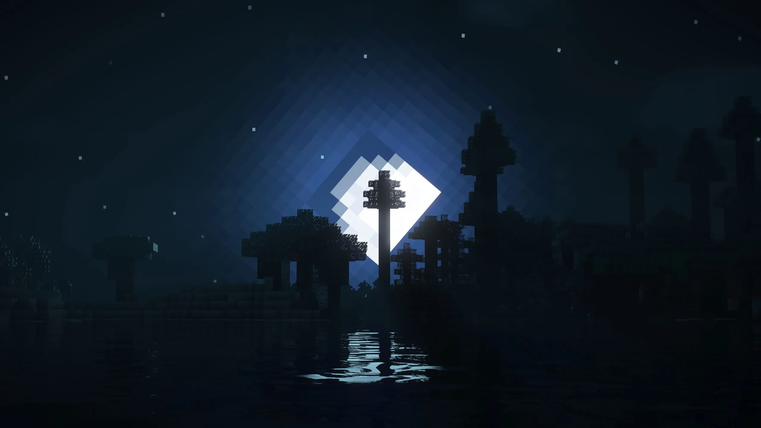 Луна в Minecraft Beyond Vanilla.