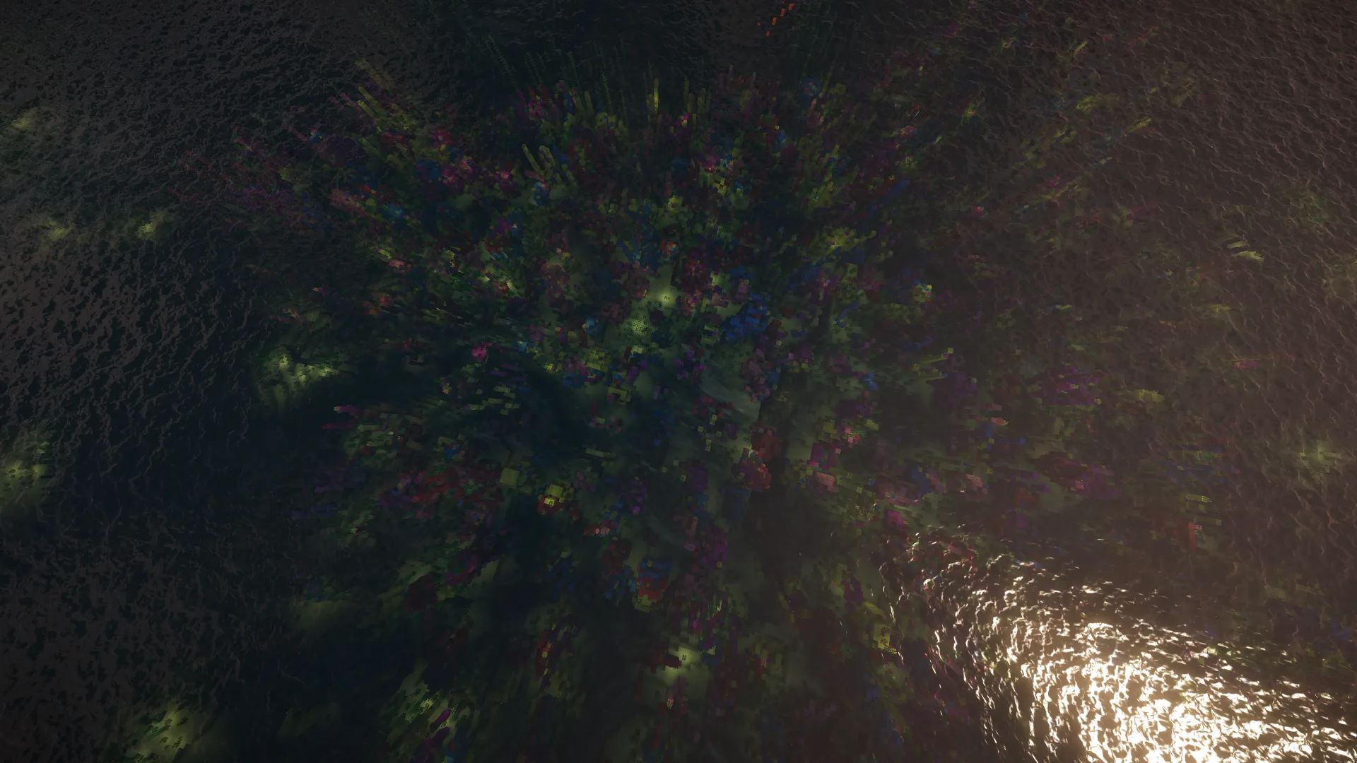 Кораллы в Minecraft Beyond Vanilla.