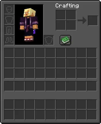 Темный интерфейс инвентаря в ресурс-паке Extra Inventory Patch