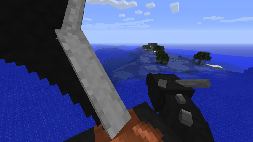 Дракон в полете в моде Dragon Mounts