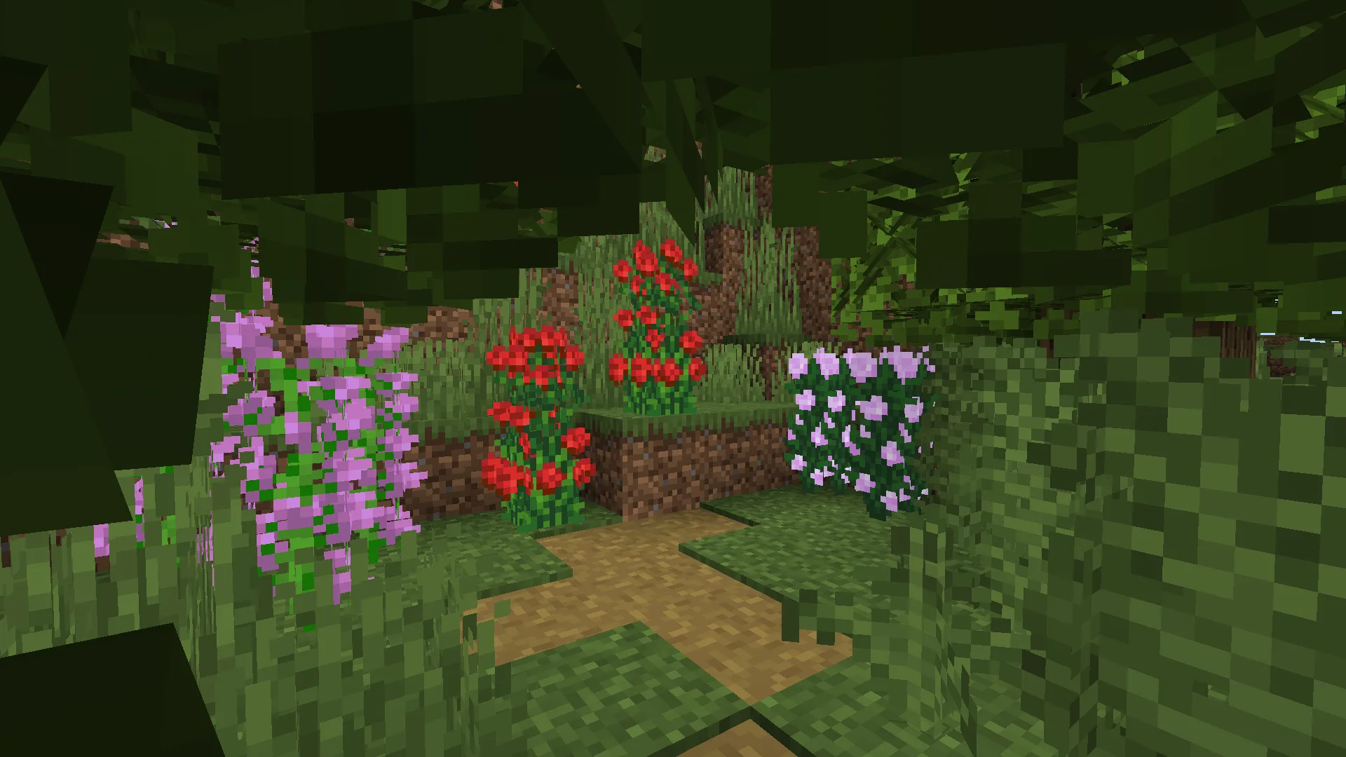 Пышная трава в Minecraft.