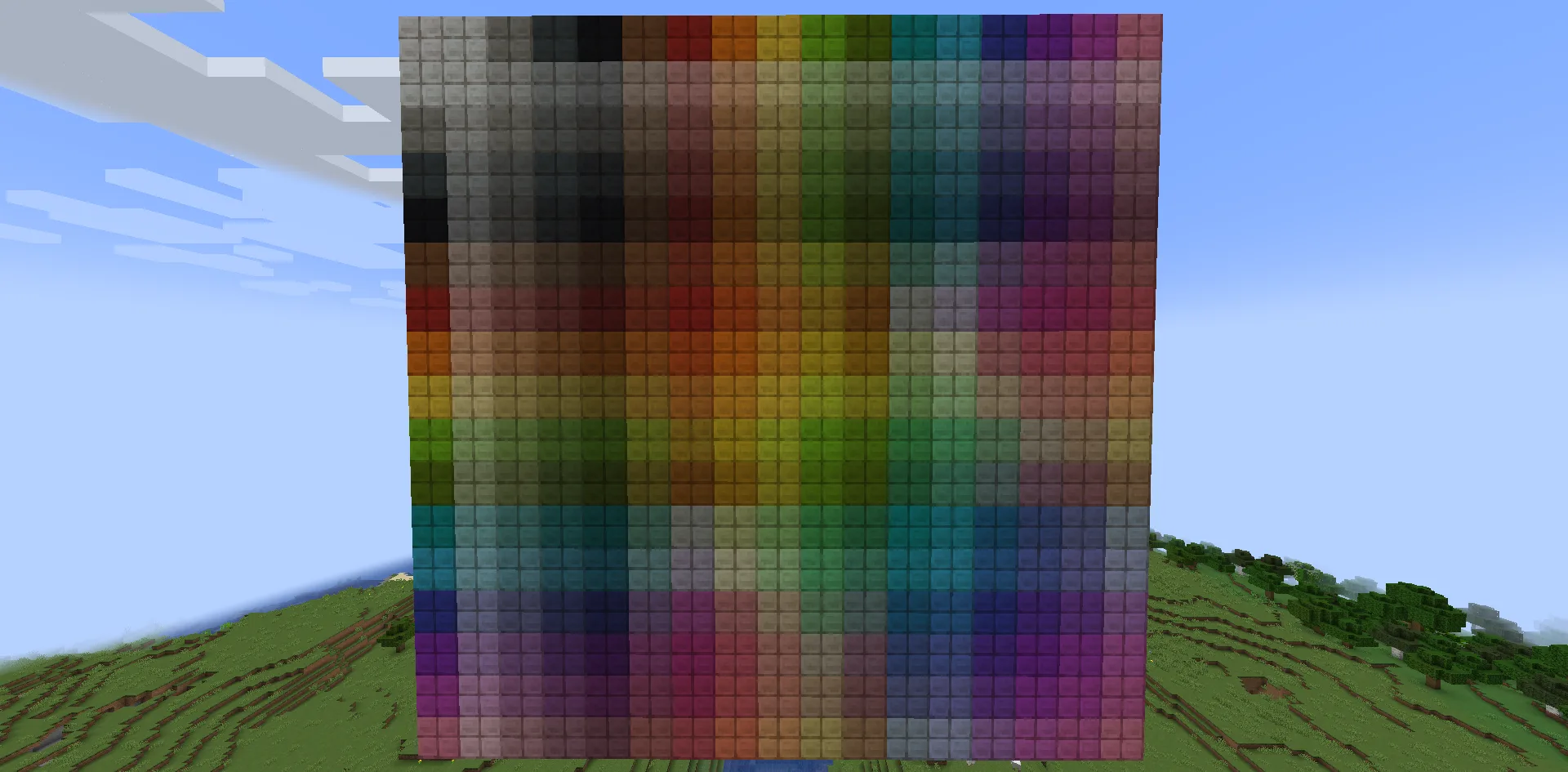 Керамические блоки разных цветов в проекте Bountiful Fares.