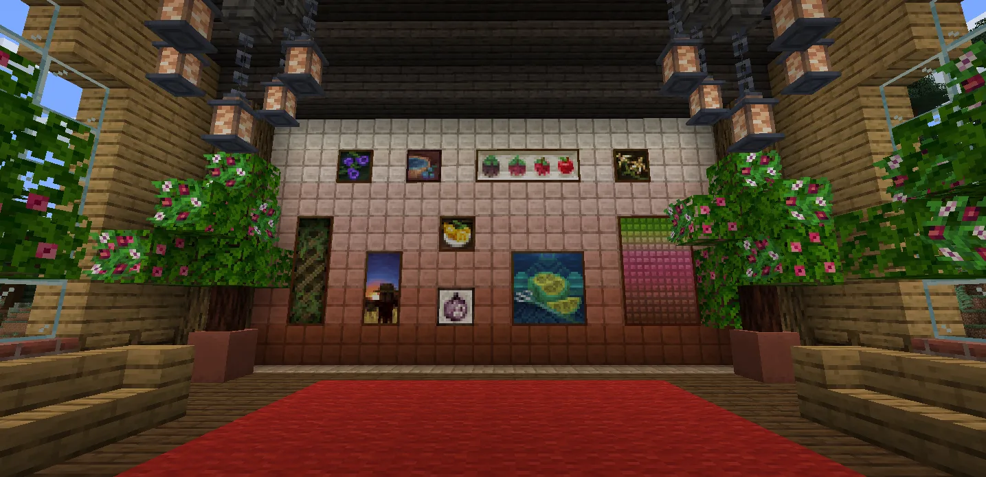 Десять новых картин из мода Bountiful Fares, включая Violet Floret, Why Blue, Phylogenesis, Hazel Floret, Escalade, Ruminer, Citrus Dish, Bountiful, Aquaculture и Unpleasant Tiles.