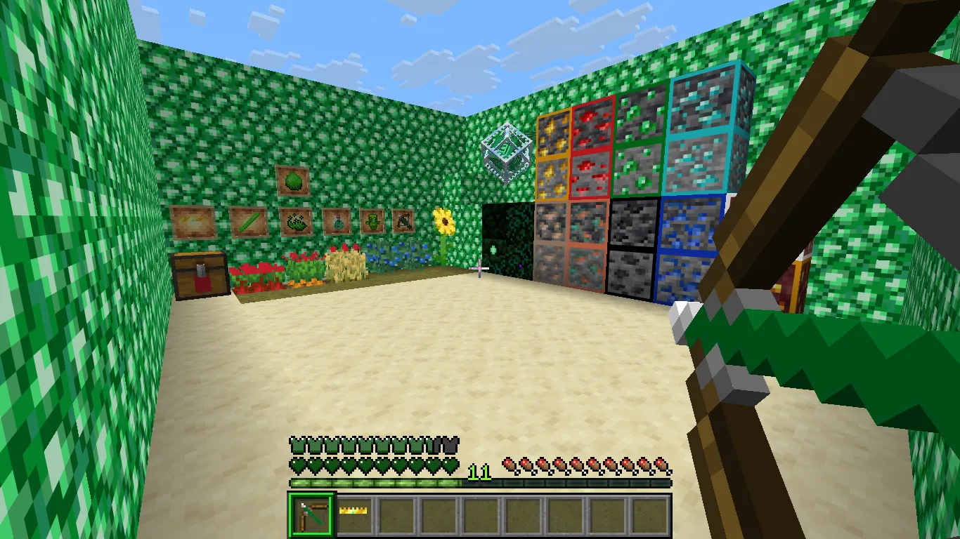 Обновленные предметы в Green Texturepack