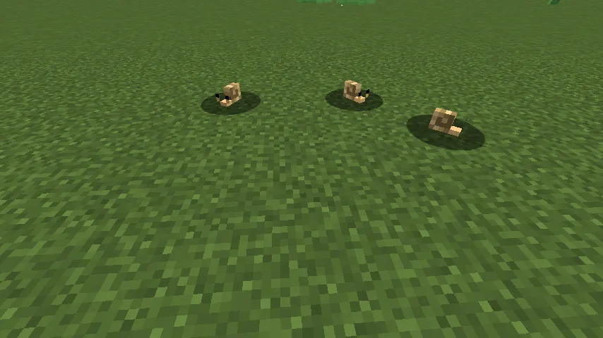 Скриншот из мода Tiny Snails с изображением улиток.