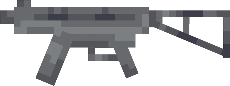 Пистолет-пулемет UMP из ресурс-пака Weapon Pack для Minecraft.