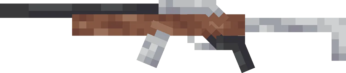 Модель винтовки Mini-14 из ресурс-пака Weapon Pack для Minecraft.