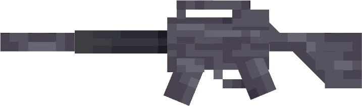 3D-модель винтовки M16A4 из ресурс-пака Weapon Pack для Minecraft.