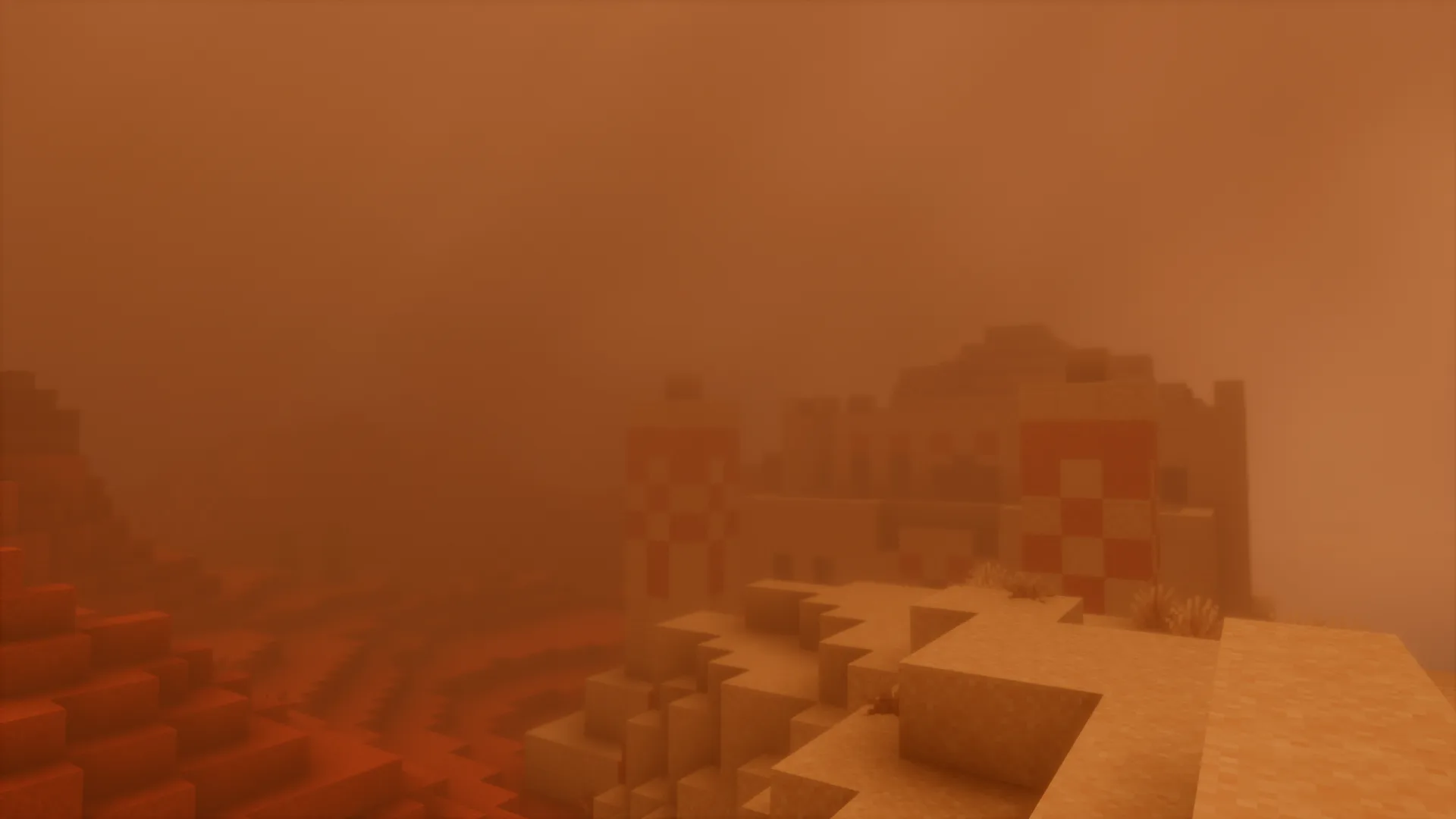 Bliss Shaders: песчаная буря