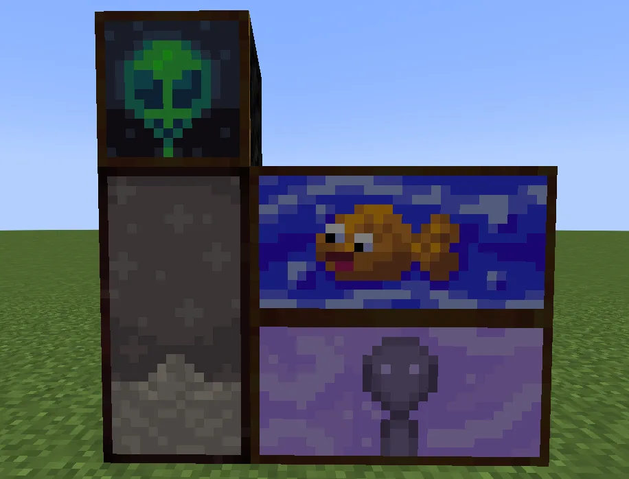Картины из мода Minestruct
