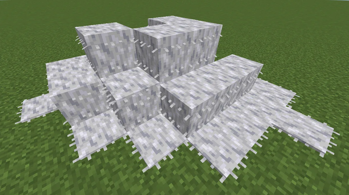 Стопка пряжи в моде Minestruct