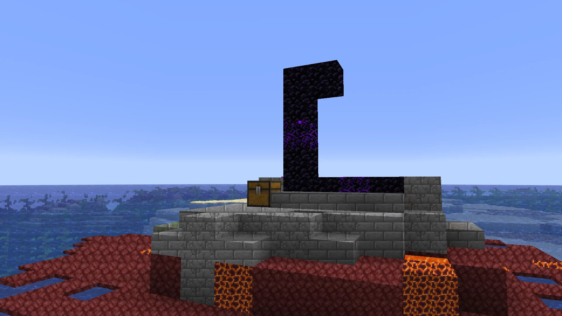 Разрушенный портал в стиле Chowder.