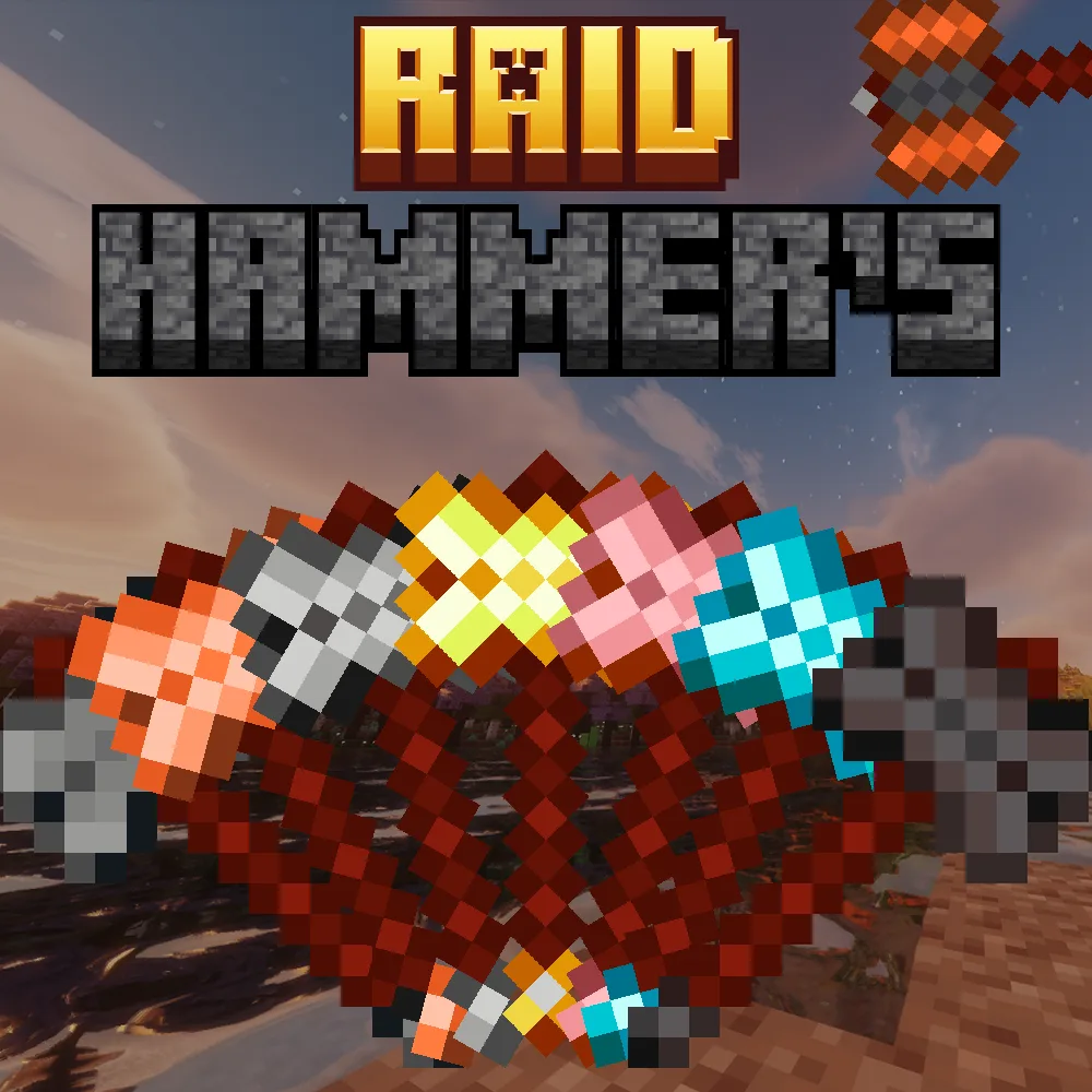 Логотип мода RAID Hammer's.