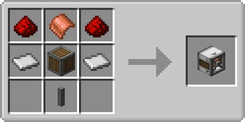 Рецепт крафта в моде Create: Simple Generator