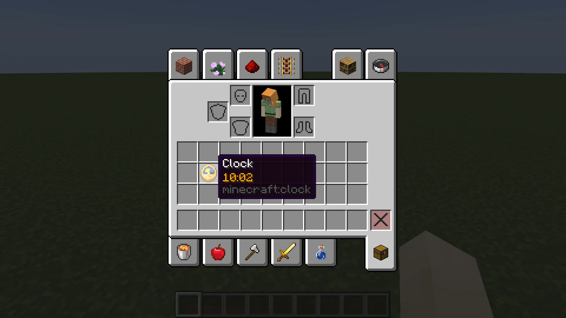 Интерфейс мода Tooltips+ с дополнительными описаниями предметов.