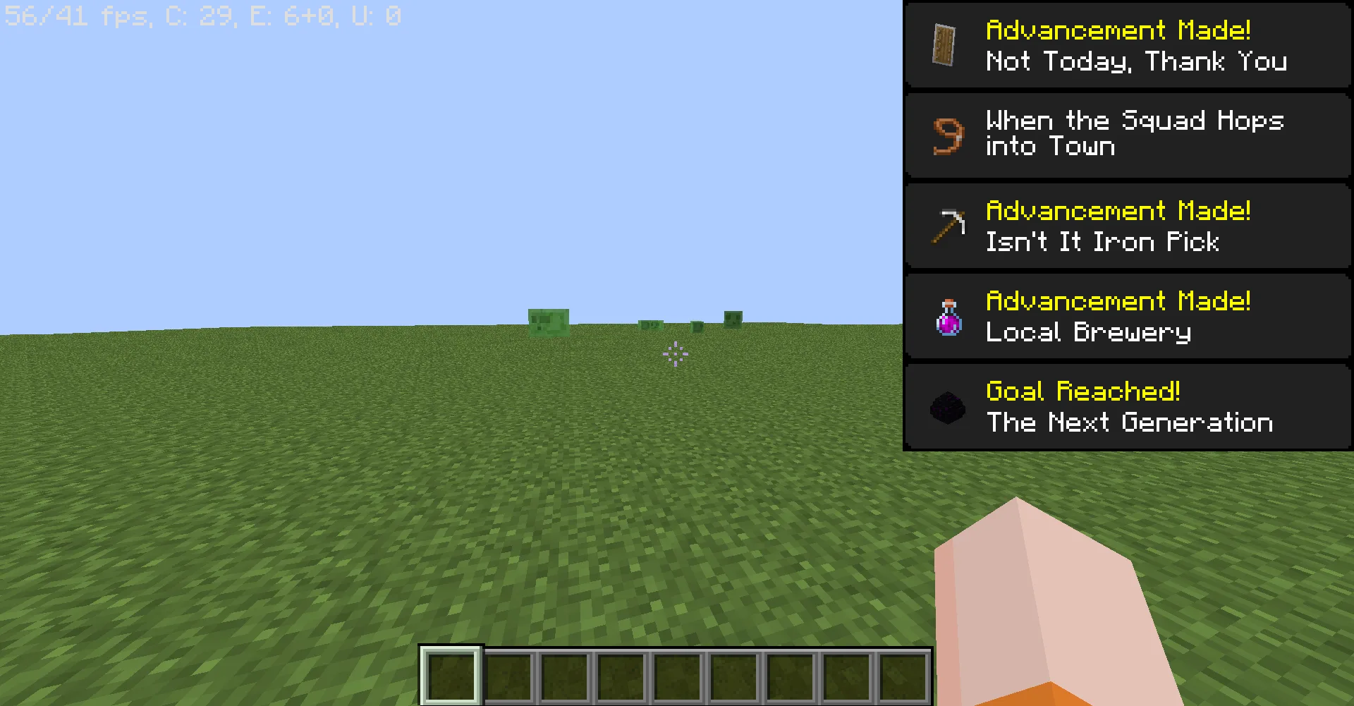 Хотбар и уведомления о достижениях в SimplGUI