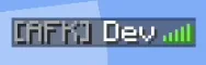 Статус AFK в списке игроков мода SimpleAFK