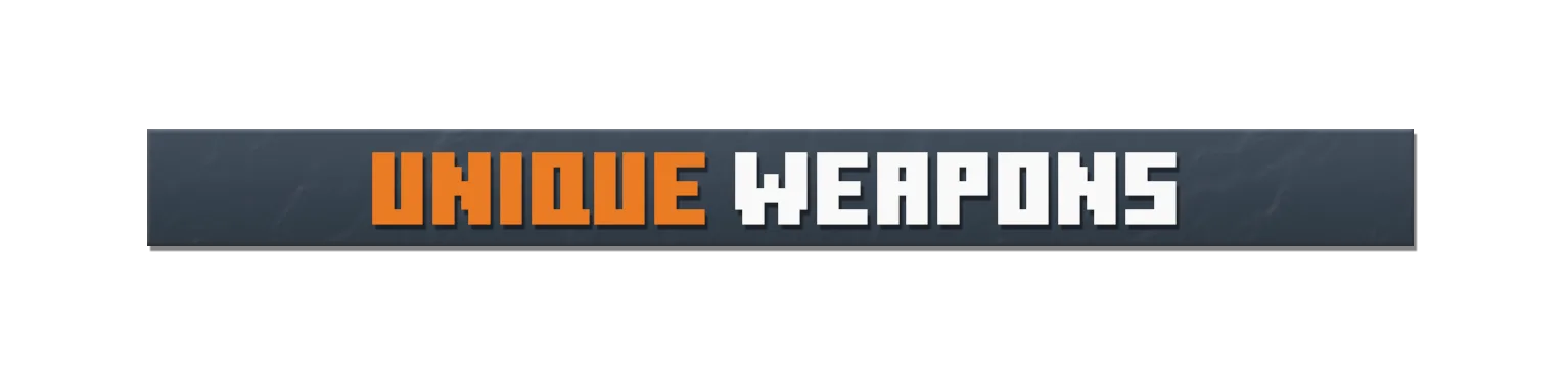 Набор уникальных видов оружия из мода Simply Swords.