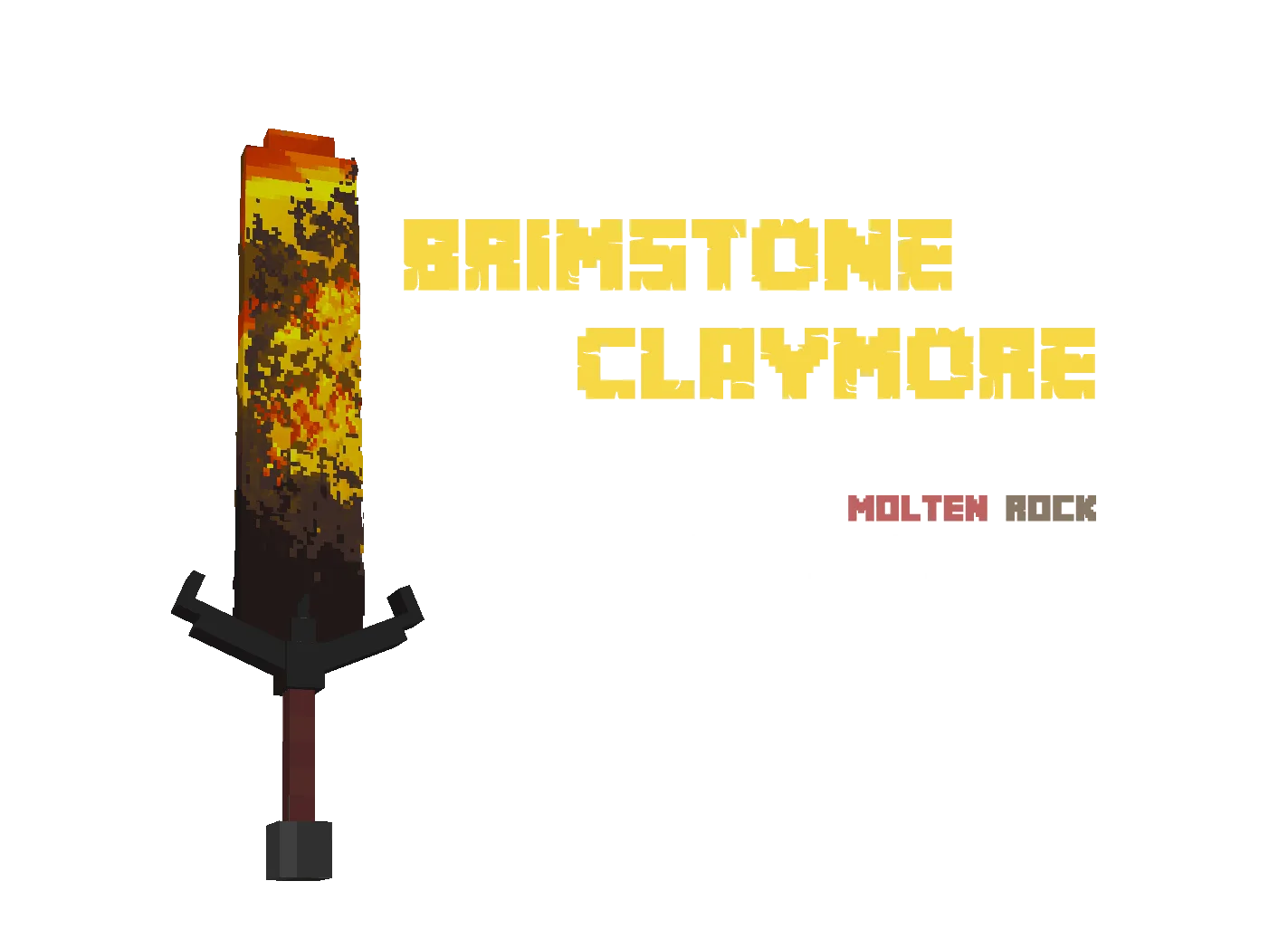 Меч Brimstone Claymore из мода Simply Swords.