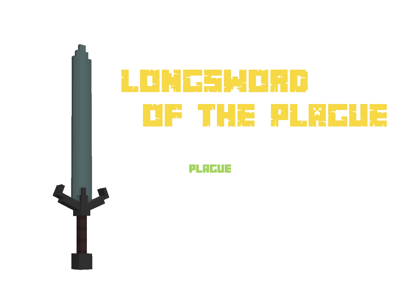 Длинный меч чумы из мода Simply Swords.