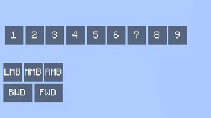 KeyStrokes Overlay в классическом стиле