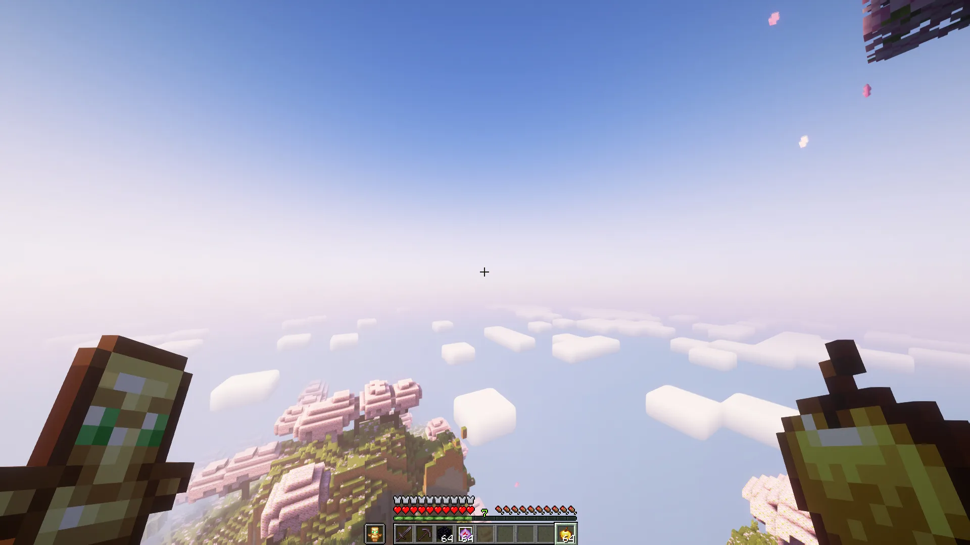 Модификация ViewModel+ для изменения вида модели рук в Minecraft.