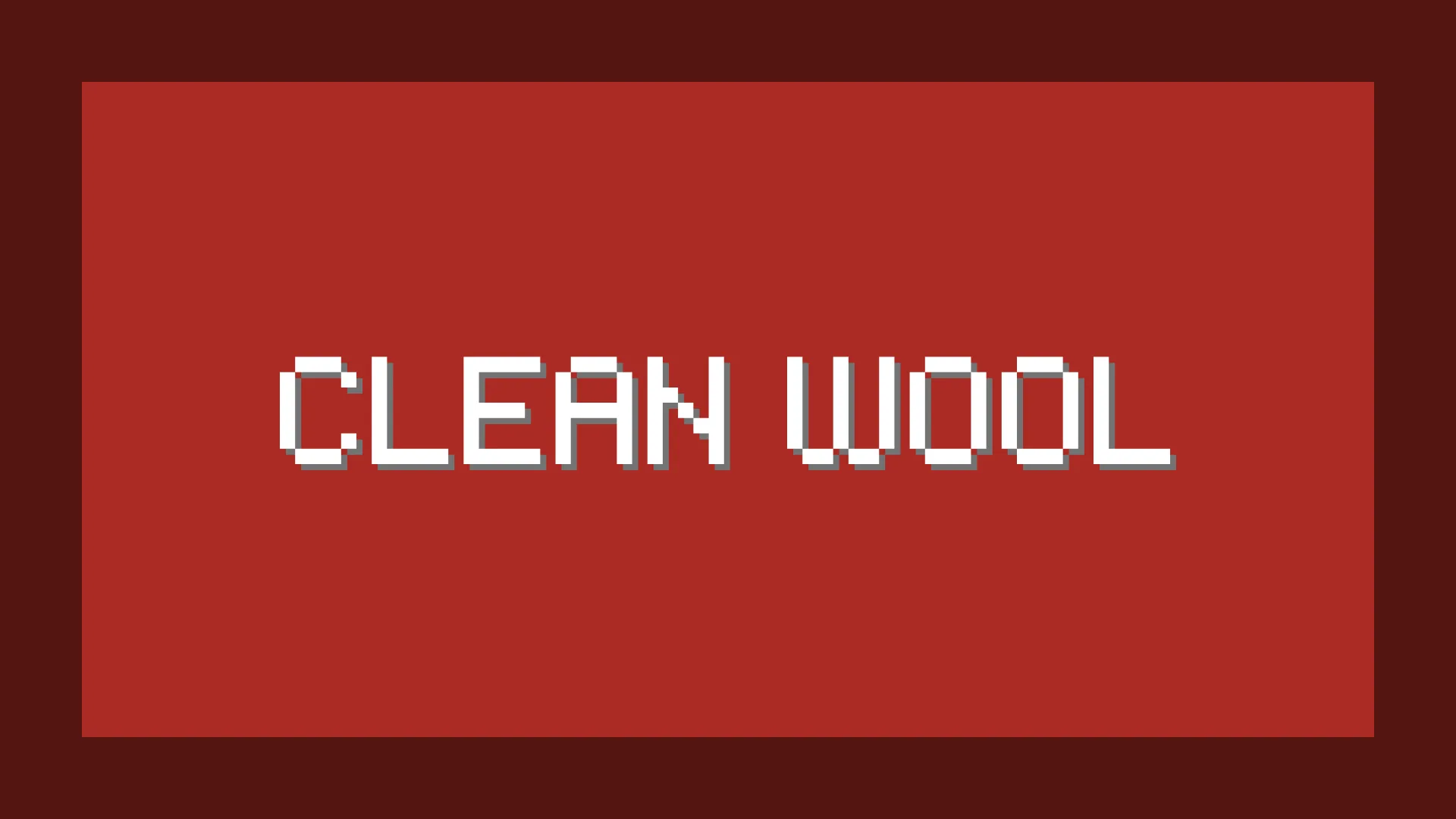 Старый баннер проекта Clean Wool для Modrinth.