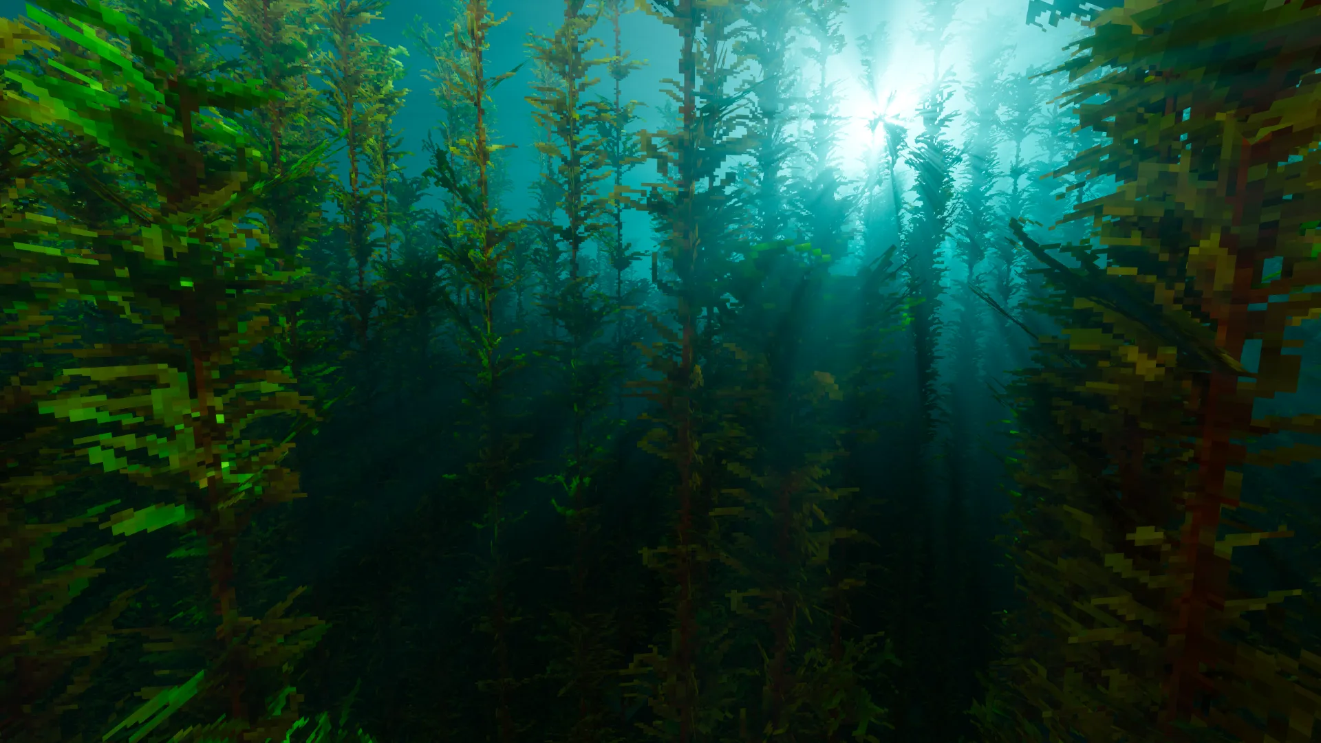 Alpha Piscium: Подводный объемный рендеринг.