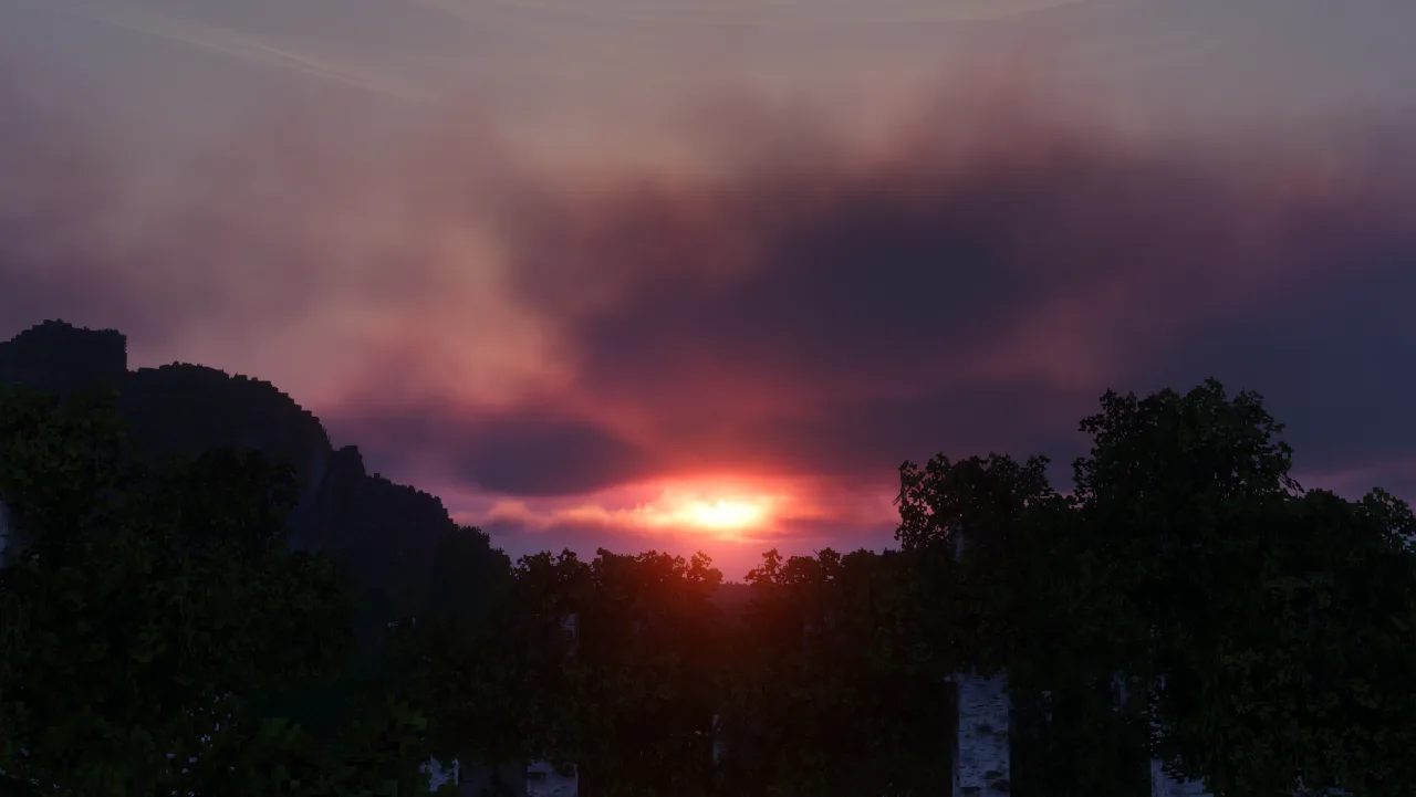 Alpha Piscium: Cloud Update #1, облака и восход солнца.