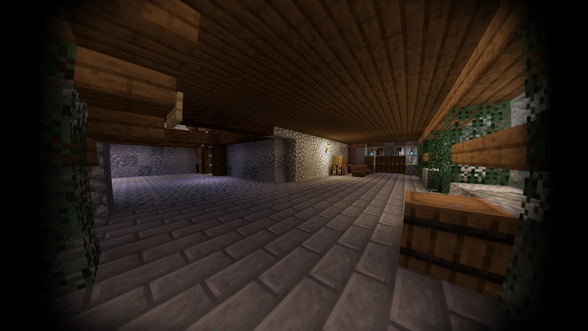 Шейдер камеры для Minecraft, имитирующий вид с камеры на теле.