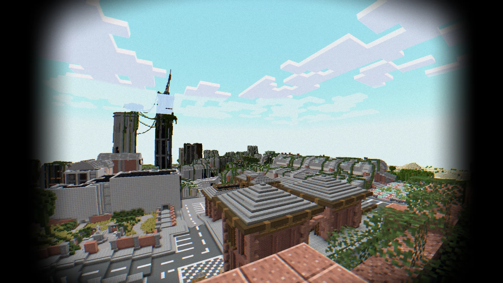 Шейдер камеры, имитирующий вид с экшн-камеры, с эффектом "далеких горизонтов".