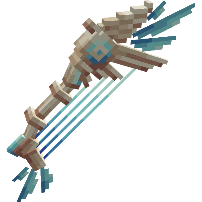 Ресурс-пак Minecraft: лук, переименованный в Небесное крыло.