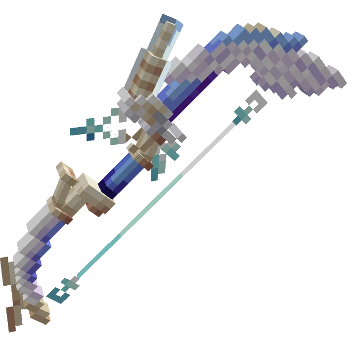 Лук Amos' Bow из ресурс-пака Teyvat Weapon Collection.